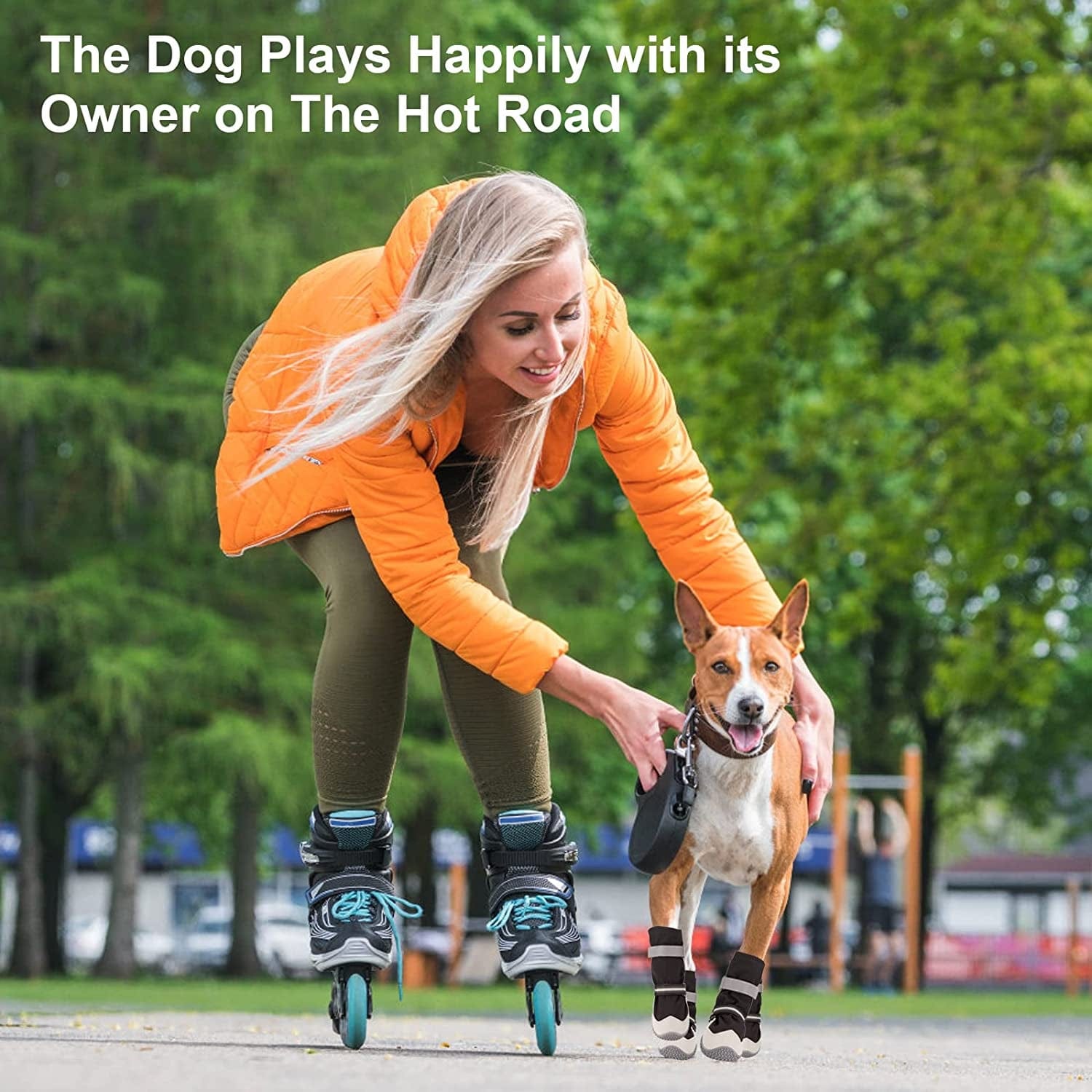 Non-Slip Dog Snow Boots - 4 Pack Breathable Paw Protection Dog Shoes for Small, Medium and Large Dogs - Winter Dog Snow Boots - Reflective Waterproof Dog Boots for Outdoor Hiking (Black White, Size8) Animals & Pet Supplies > Pet Supplies > Dog Supplies > Dog Apparel Tasperfed   