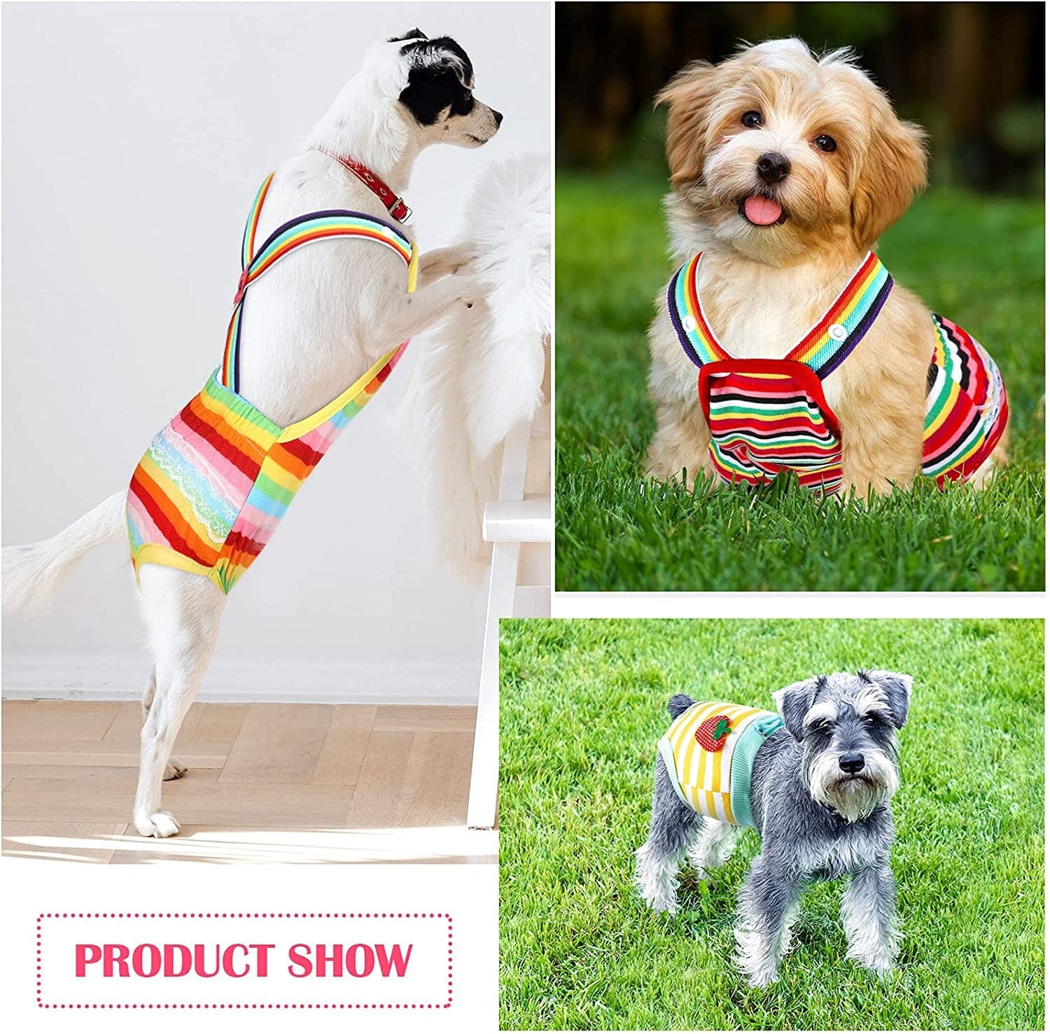 Dog Diaper Pet Physiological Pants Dog Sanitary Pants Adjustable Female Dog  Diapers Dogs Nappies | Don't Miss Great Deals | Temu