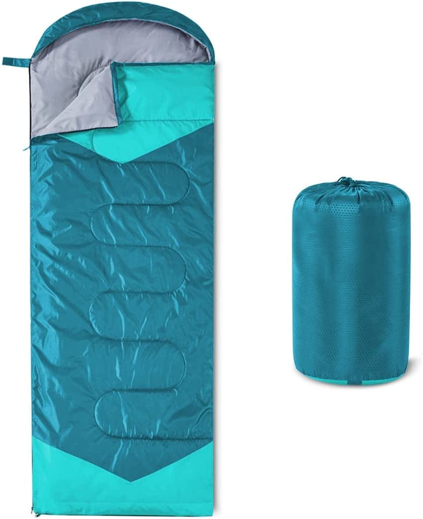 Oaskys Camping Sleeping Bag - 3 Season Warm & Cool Weather - Summer Sp –  KOL PET