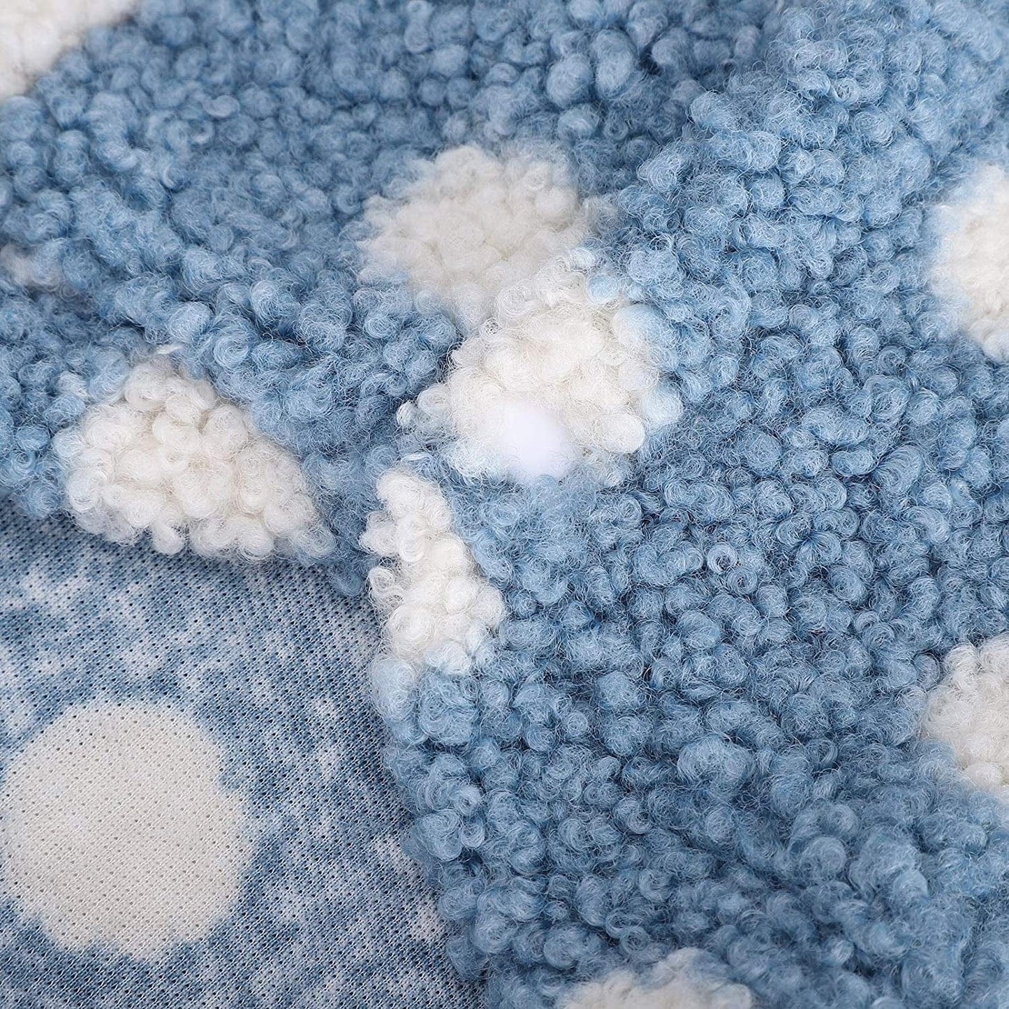 OKJHFD 4 Sizes Dog Clothes Blue Autumn Winter Soft Plush Puppy Dog Coat, Warm Pet Jacket for Medium Small Dogs Animals & Pet Supplies > Pet Supplies > Dog Supplies > Dog Apparel OKJHFD   