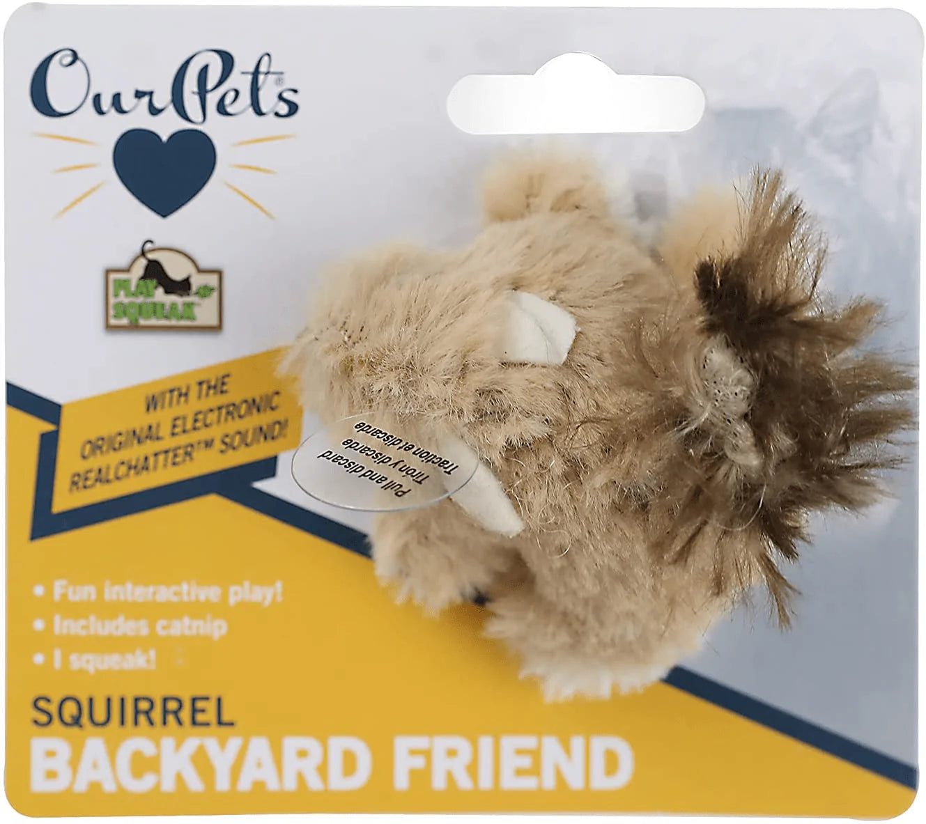 Our Pets Cat Toys for Indoor Cats Play-N-Squeak Barnyard Kitten Toys (Cat Toys for Indoor Cats with Catnip & Real Sound) Interactive Cat Toy, Cat Nip Toys for Cats, Cat Stocking Christmas Animals & Pet Supplies > Pet Supplies > Cat Supplies > Cat Toys OurPets   
