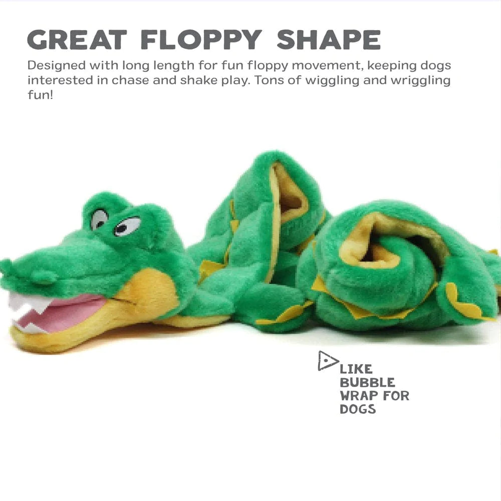 Outward Hound Squeaker Matz Plush Gator Dog Toy, Green, XL Animals & Pet Supplies > Pet Supplies > Dog Supplies > Dog Toys Outward Hound Holdings   