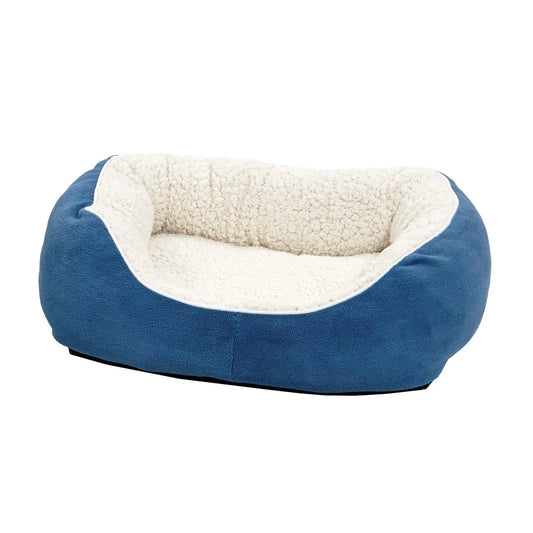 Overstuffed Micro-Terry Cuddle Pet Bed for Small Dogs & Cats, Blue Animals & Pet Supplies > Pet Supplies > Cat Supplies > Cat Beds Mid-west Metal Products Co Inc   