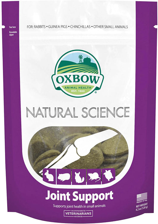 Oxbow Natural Science Joint Support - Joint, Cartilage, Anti-Inflammatory Support for Animals, 4.2 Oz. Animals & Pet Supplies > Pet Supplies > Small Animal Supplies > Small Animal Treats Oxbow   