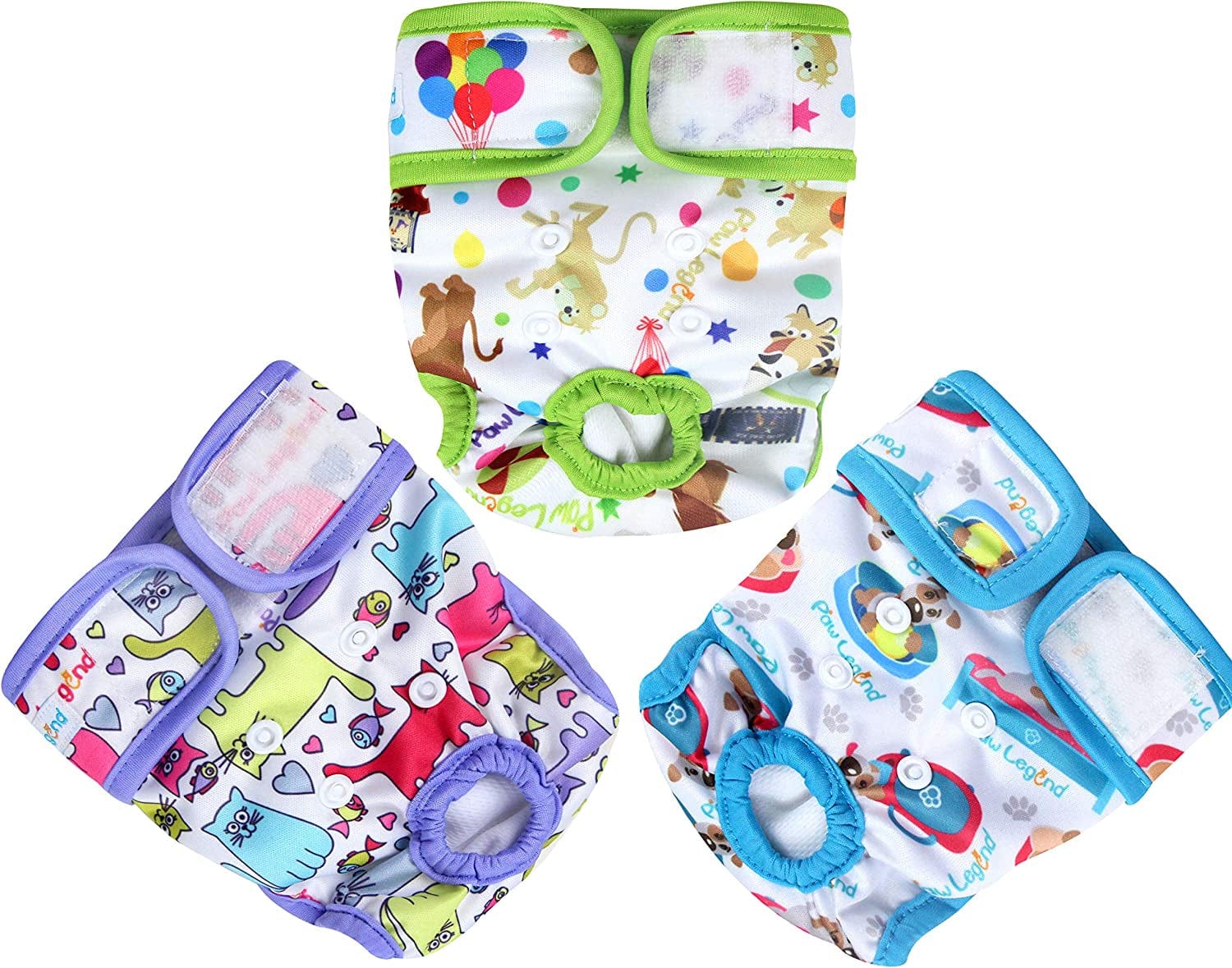 Fashion paw legend diapers