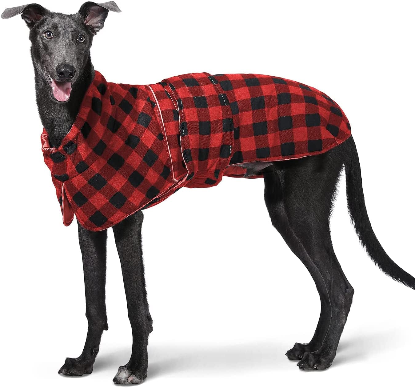 PAWZ Road Dog Winter Coat with 5 Layers Warm Material, Reversible Dog Clothes with 2 Sides, Dog Jacket Outdoor Water Repellent, (Green Plaid L) Animals & Pet Supplies > Pet Supplies > Dog Supplies > Dog Apparel PAWZ Road Red Plaid Small (Pack of 1) 