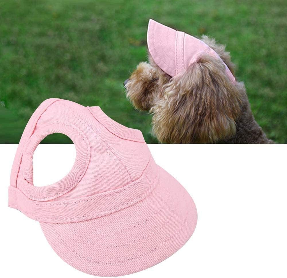 Dog Hat Pet Baseball Cap Puppy Cat Beach Outdoor Sport Visor Caps with Ear  Holes