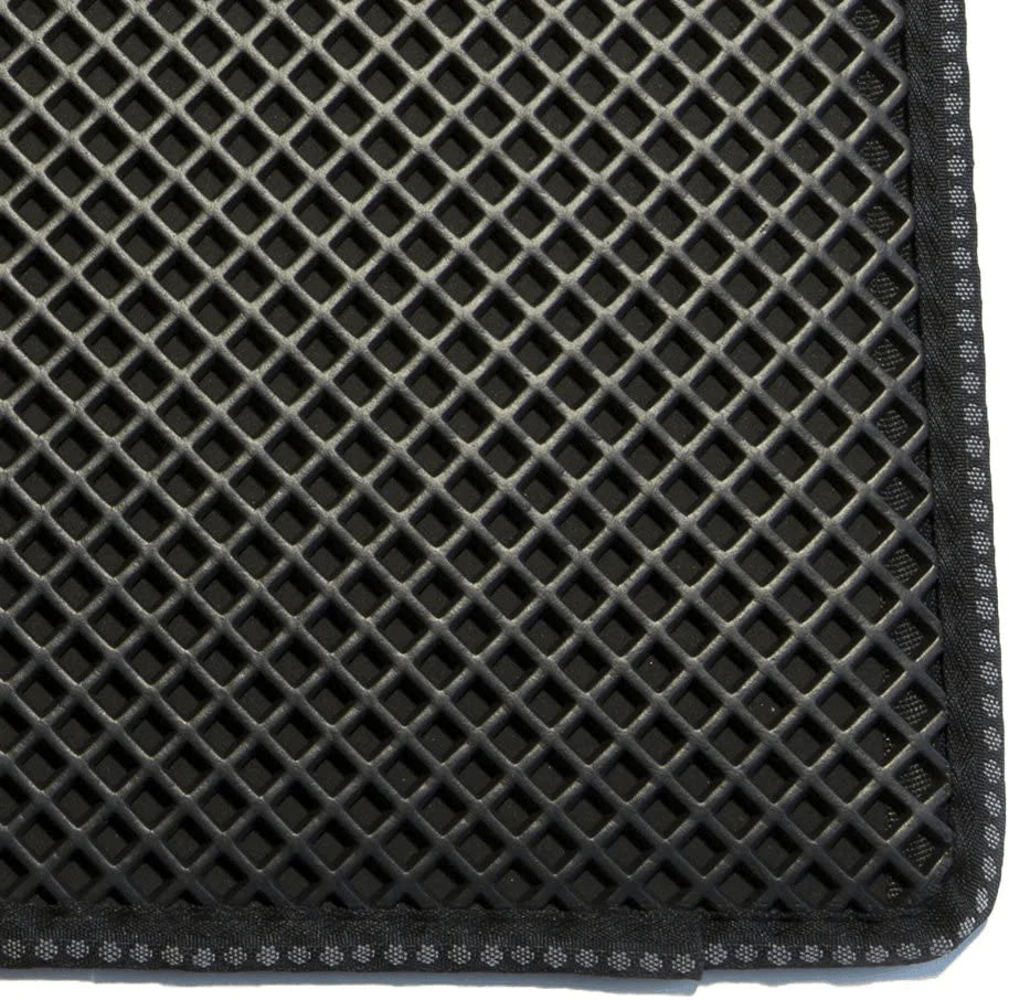 Pet Champion PTCTHOLEM 2-Layer Sifting Easy Clean Waffle Pattern Litter Mat, Black, Large Animals & Pet Supplies > Pet Supplies > Cat Supplies > Cat Litter Box Mats Pet Champion   