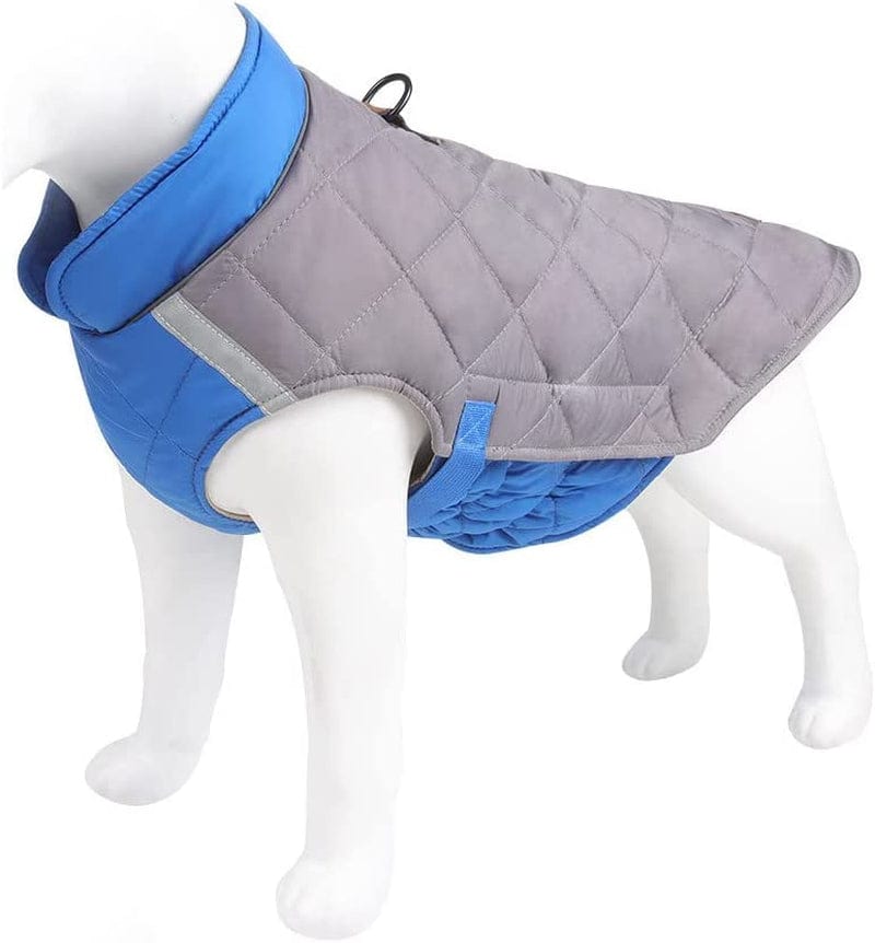 Pet Clothes for Medium Dogs Boys Jackets Winter Vest Pet Windproof Cold Weather Coats Small Medium Dog Clothes with Reflective Warm Dog Sweaters Animals & Pet Supplies > Pet Supplies > Dog Supplies > Dog Apparel HonpraD Grey Large 