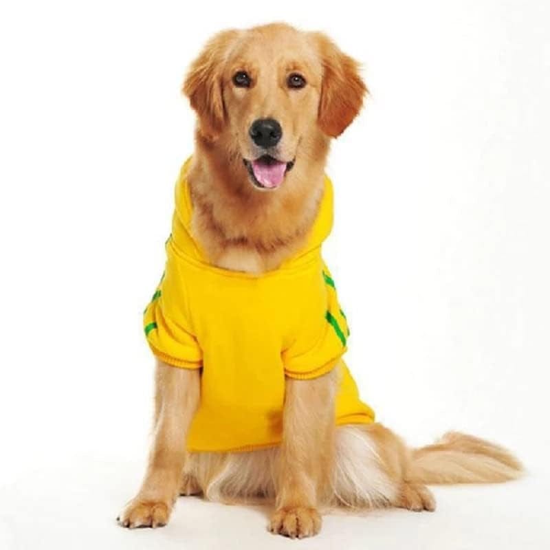 Pet Dog Clothes for French Bulldog Golden Retriever Labrador Autumn Winter Large Dog Coat Clothing Sweater Big Dog Hoodie Jacket (3,S 1.5-2.5KG) Animals & Pet Supplies > Pet Supplies > Dog Supplies > Dog Apparel INKRAZZ   