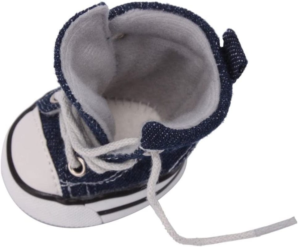 Pet Dog Puppy Nonslip Canvas Sport Shoes Sneaker Boots Rubber Sole Size 5 Blue by Mallofusa Animals & Pet Supplies > Pet Supplies > Dog Supplies > Dog Apparel MALLOFUSA   