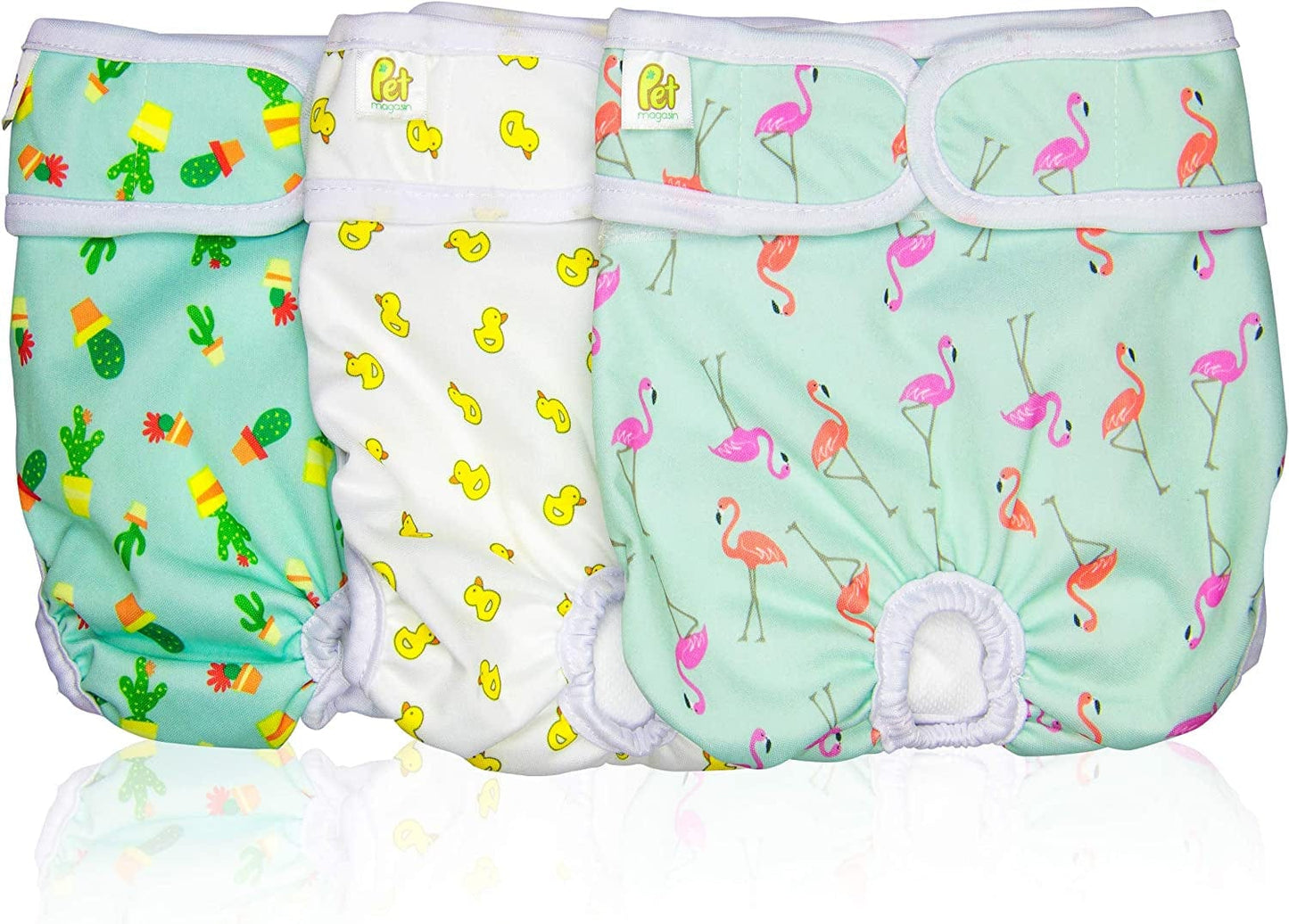 Pet Magasin Luxury Reusable Dog Diapers (3-Pack) - Durable & Washable – KOL  PET