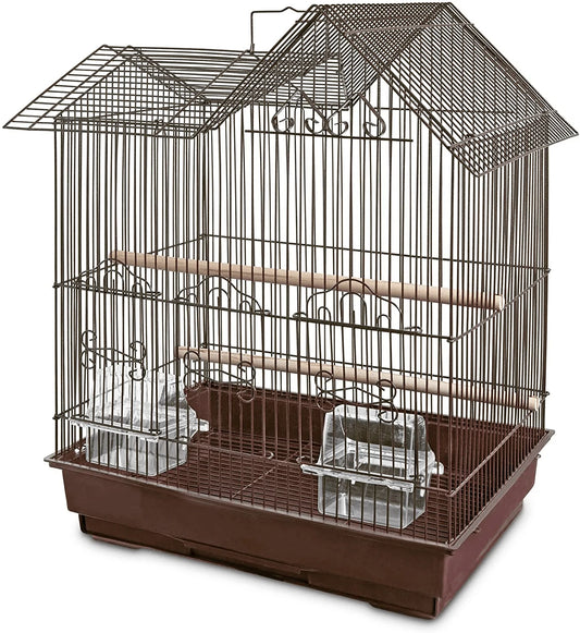 Petco Designer Brown Ranch Style Top Parakeet Cage