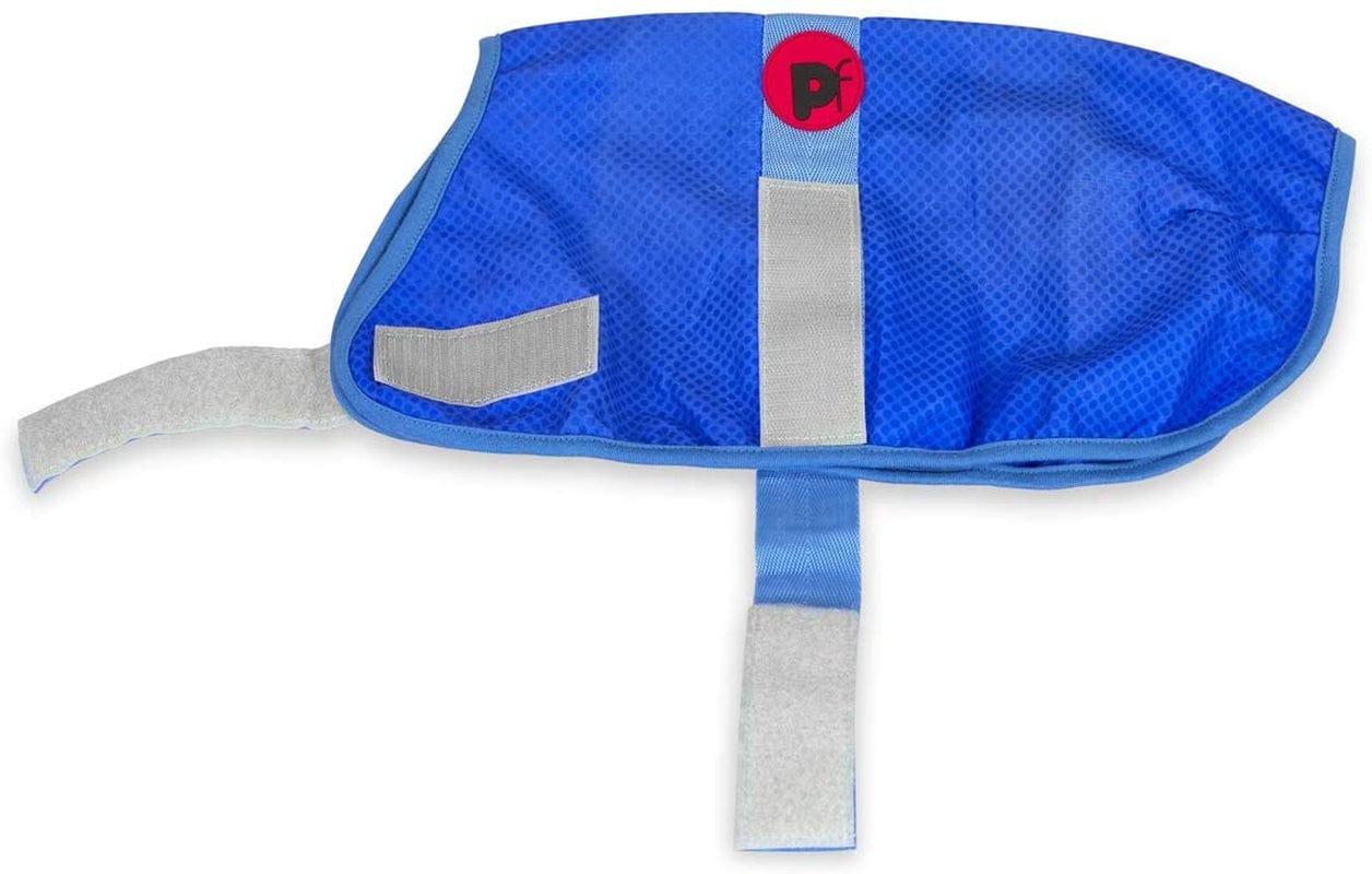 Petface Cooling Cool Summer Dog Coat Puppy Vest Jacket 35Cm Heat/Travel | Blue Animals & Pet Supplies > Pet Supplies > Dog Supplies > Dog Apparel Petface Ltd   