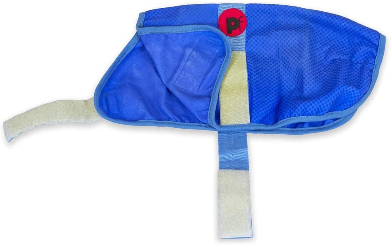 Petface Cooling Cool Summer Dog Coat Puppy Vest Jacket 35Cm Heat/Travel | Blue Animals & Pet Supplies > Pet Supplies > Dog Supplies > Dog Apparel Petface Ltd   