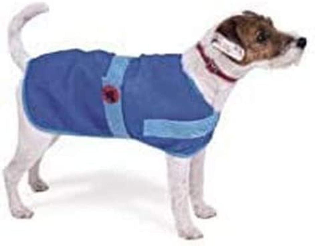 Petface Cooling Cool Summer Dog Coat Puppy Vest Jacket 35Cm Heat/Travel | Blue Animals & Pet Supplies > Pet Supplies > Dog Supplies > Dog Apparel Petface Ltd 30 cm  