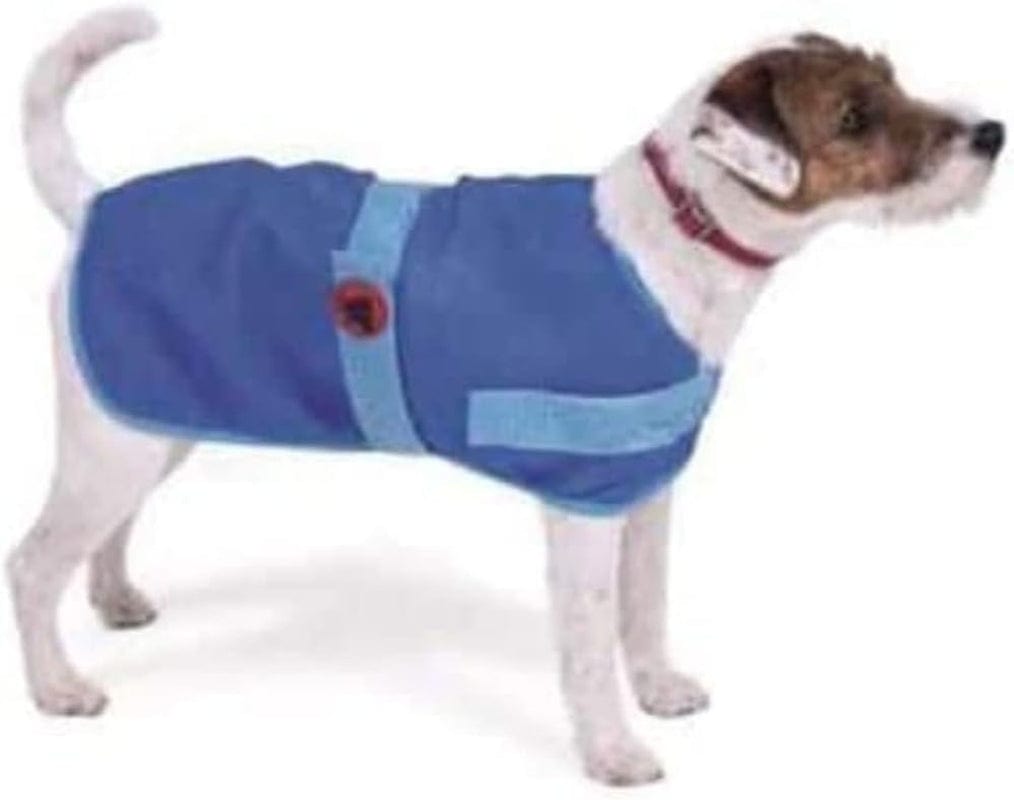 Petface Cooling Cool Summer Dog Coat Puppy Vest Jacket 35Cm Heat/Travel | Blue Animals & Pet Supplies > Pet Supplies > Dog Supplies > Dog Apparel Petface Ltd 45 cm  