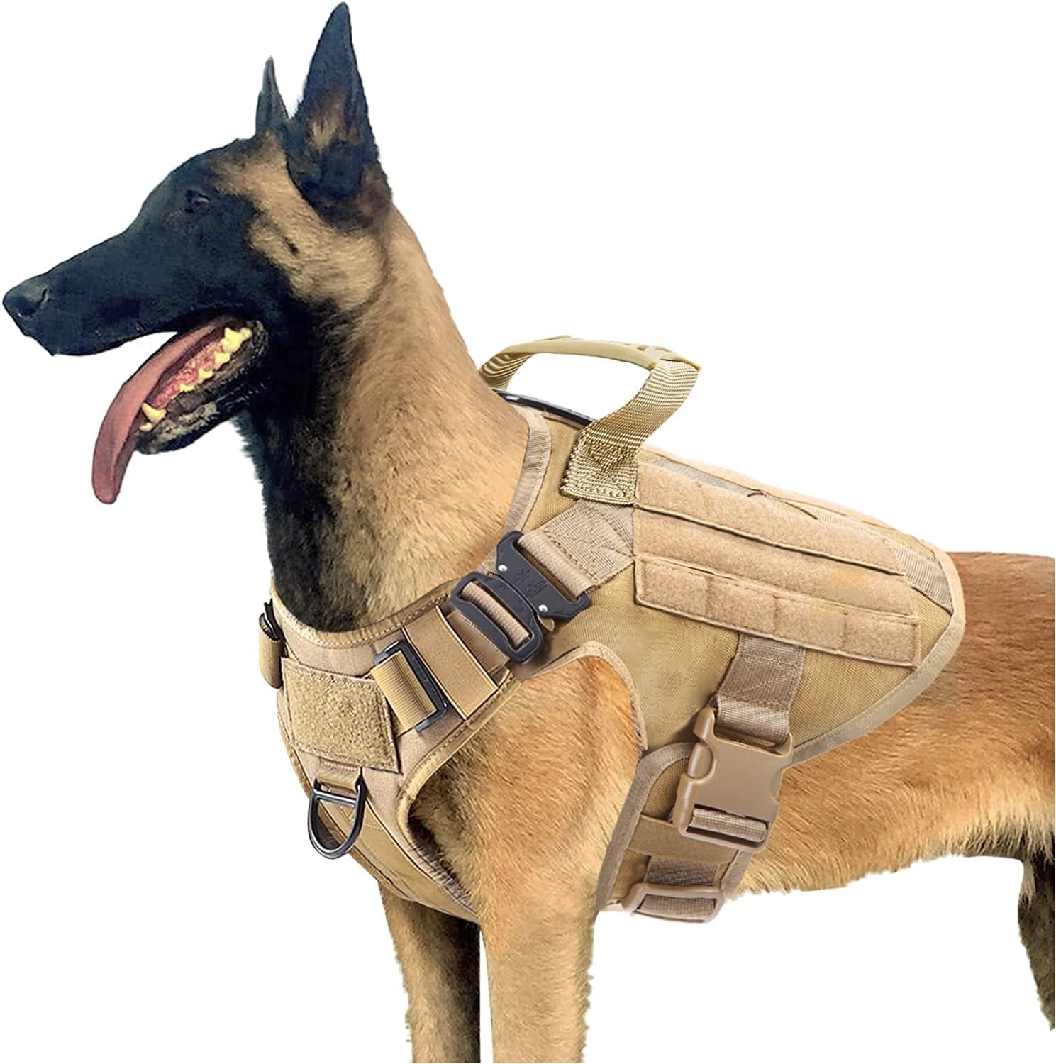 PETODAY Tactical Dog Harness for Medium Large Dogs,Working Dog