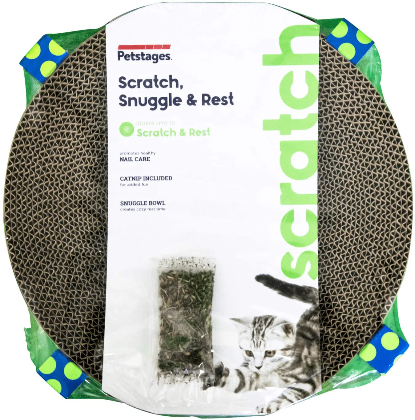 Petstages Cardboard Cat Scratchers - Cat Scratcher Lounge and Cat Games Animals & Pet Supplies > Pet Supplies > Cat Supplies > Cat Furniture Petstages   