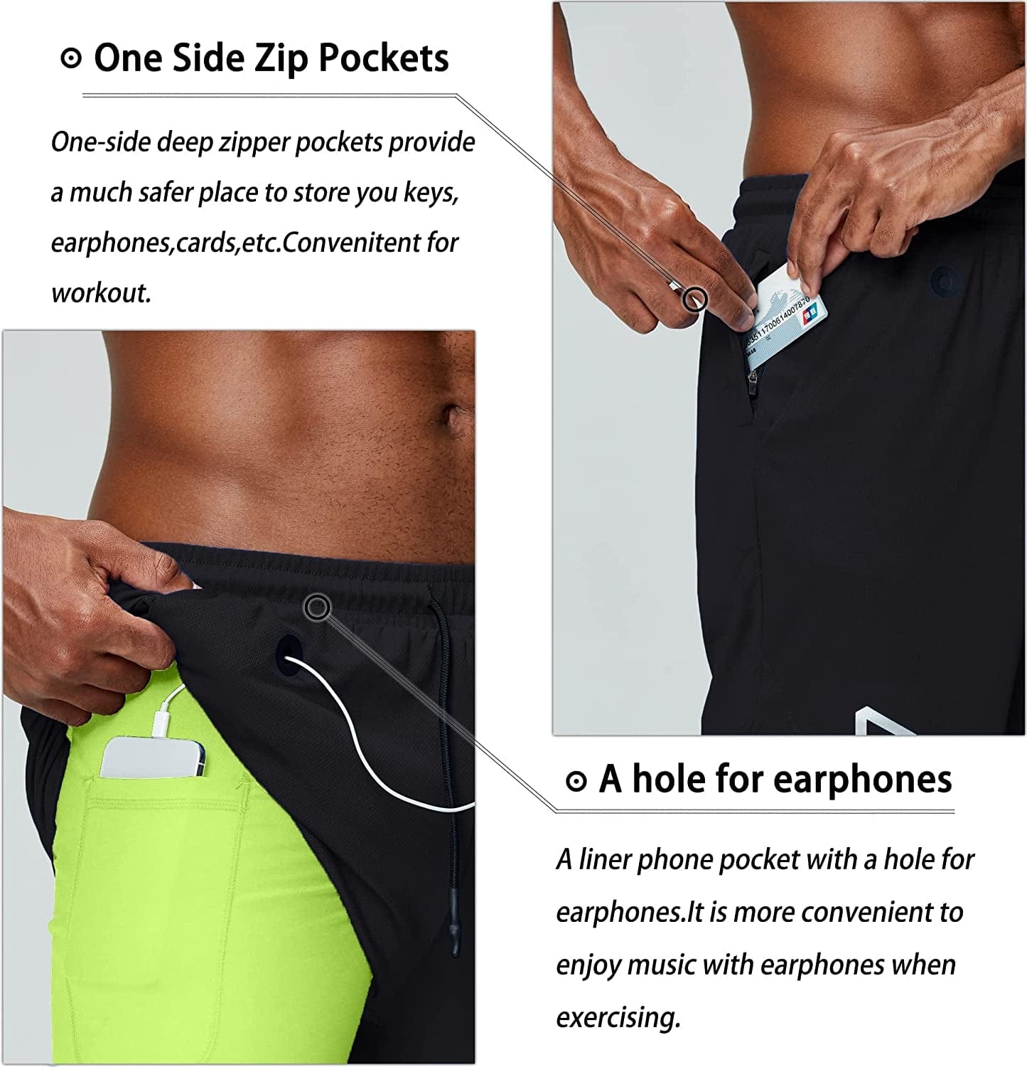 Pinkbomb Men'S 2 in 1 Running Shorts Gym Workout Quick Dry Mens Shorts with Phone Pocket Animals & Pet Supplies > Pet Supplies > Dog Supplies > Dog Apparel Pinkbomb   