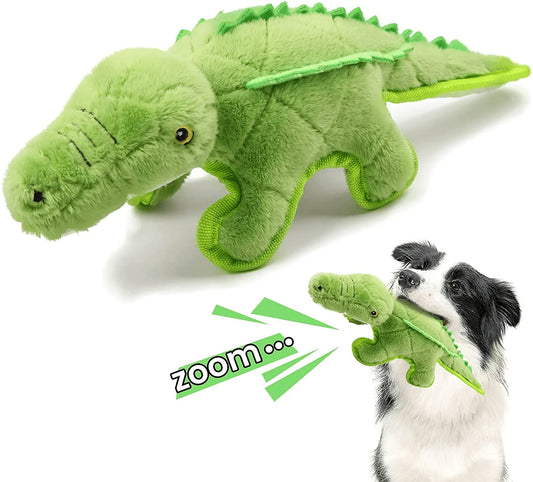 Plush Dog Toys for Large Aggressive Chewers,Interactive Squeaky Tough Toy Gifts for Small Medium Dog Birthday,Durable Stuffed Teething Chew Toy for Breed Animals & Pet Supplies > Pet Supplies > Dog Supplies > Dog Toys IOKHEIRA Green  