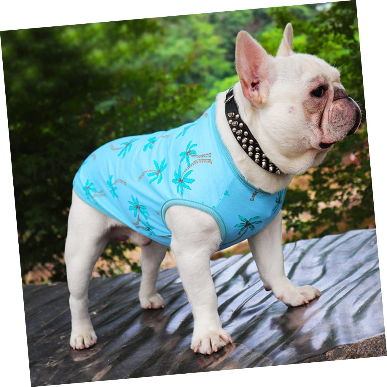 POPETPOP Clothing Mcbling Clothes Summer Dress Pet Outfit Pet Costume Dog Vest Summer Pet Summer Clothes Blue Thin Section XXL Dog Waistcoat Animals & Pet Supplies > Pet Supplies > Dog Supplies > Dog Apparel POPETPOP   