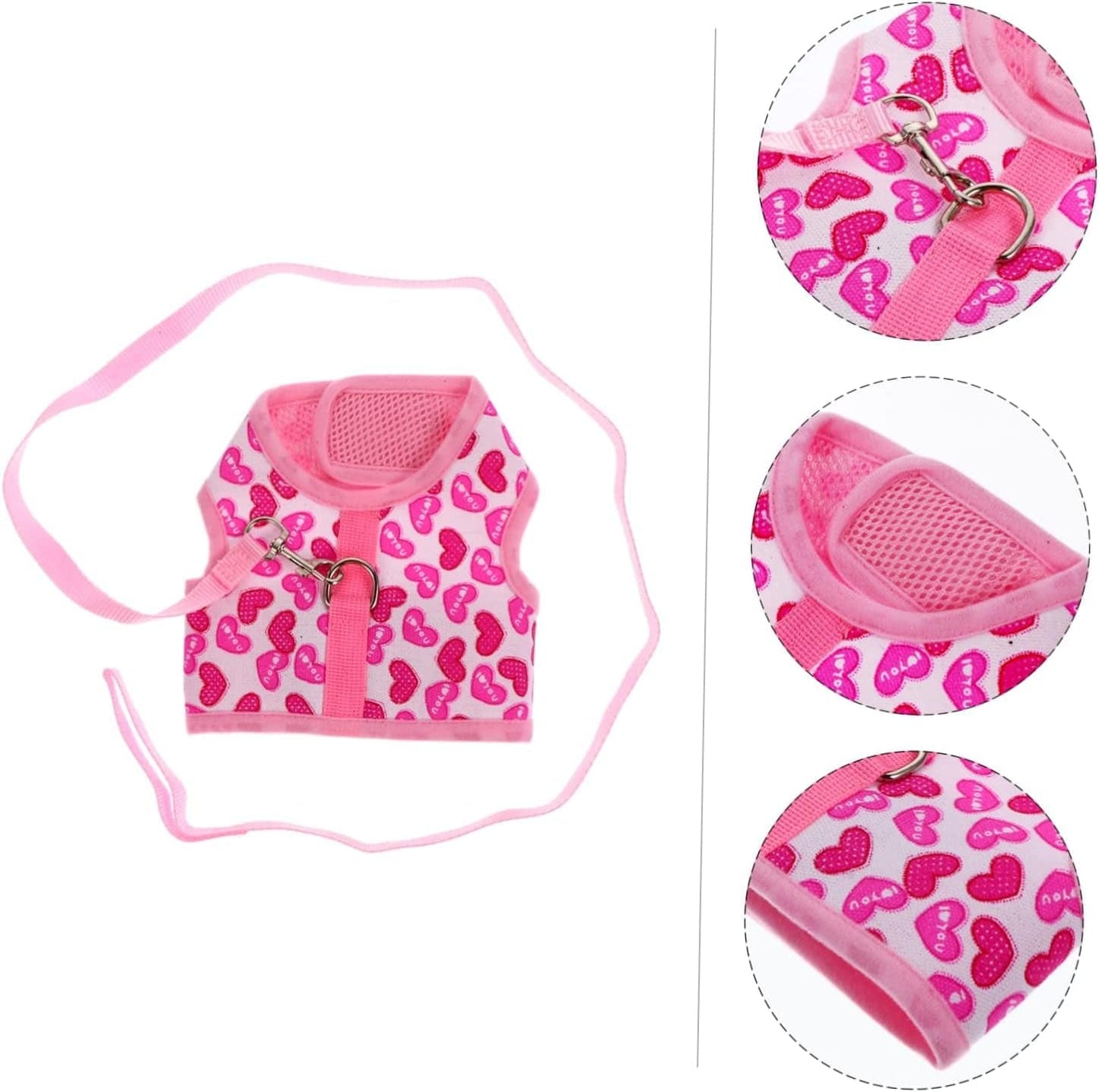 POPETPOP Pet Harness Puppy Vest Fashion Harness Harness for Small Dogs Cool Mesh Dog Harness Dog Vest Harness Pet Summer Vest Pet Cool Harness Dog Summer Harness Dog Strap Vest Running Set Animals & Pet Supplies > Pet Supplies > Dog Supplies > Dog Apparel POPETPOP   