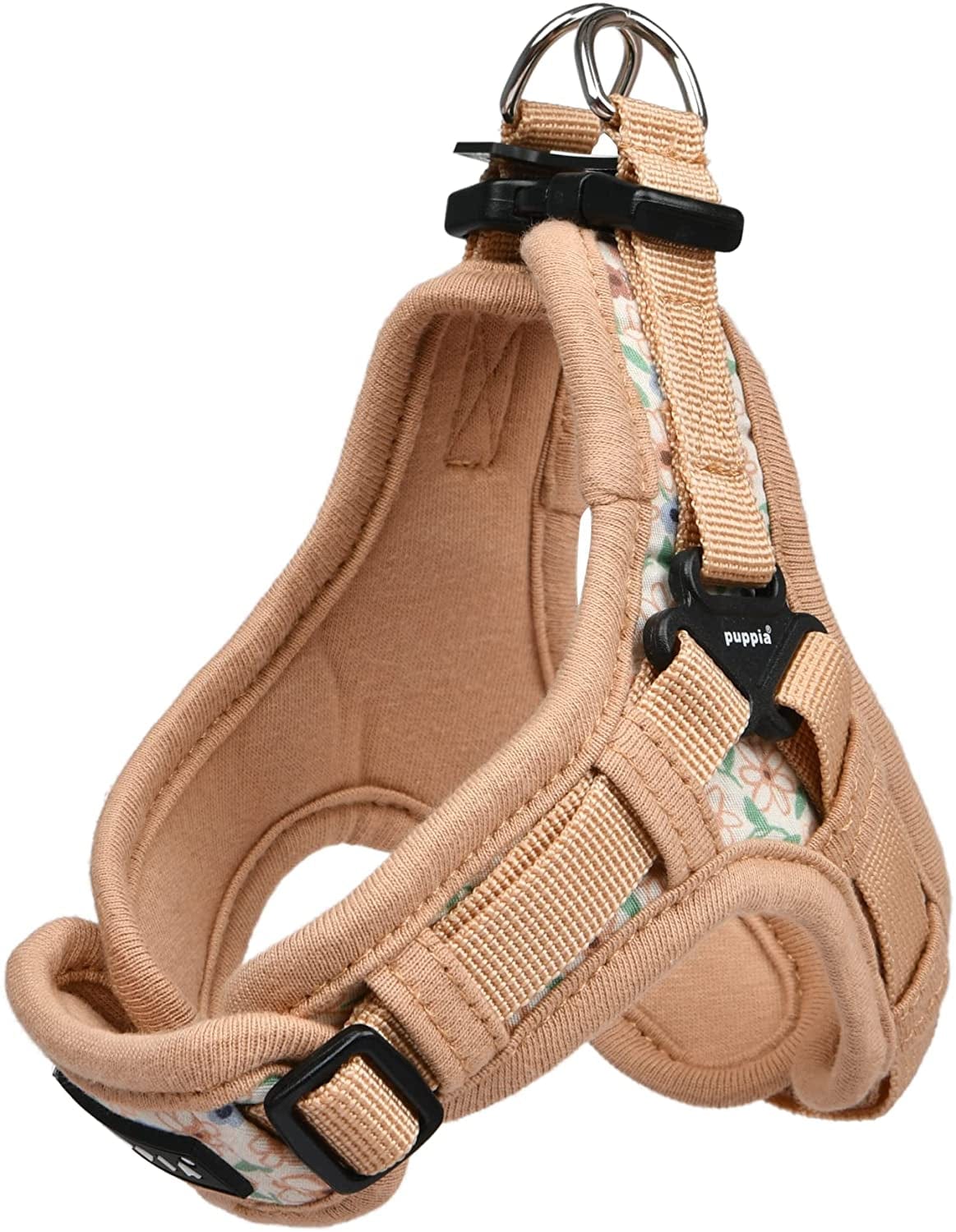 Puppia Lilac Dog Harness X No Choke No Pull Walking Training for Small and Medium Dog - Beige - L Animals & Pet Supplies > Pet Supplies > Dog Supplies > Dog Apparel PUPPIA   