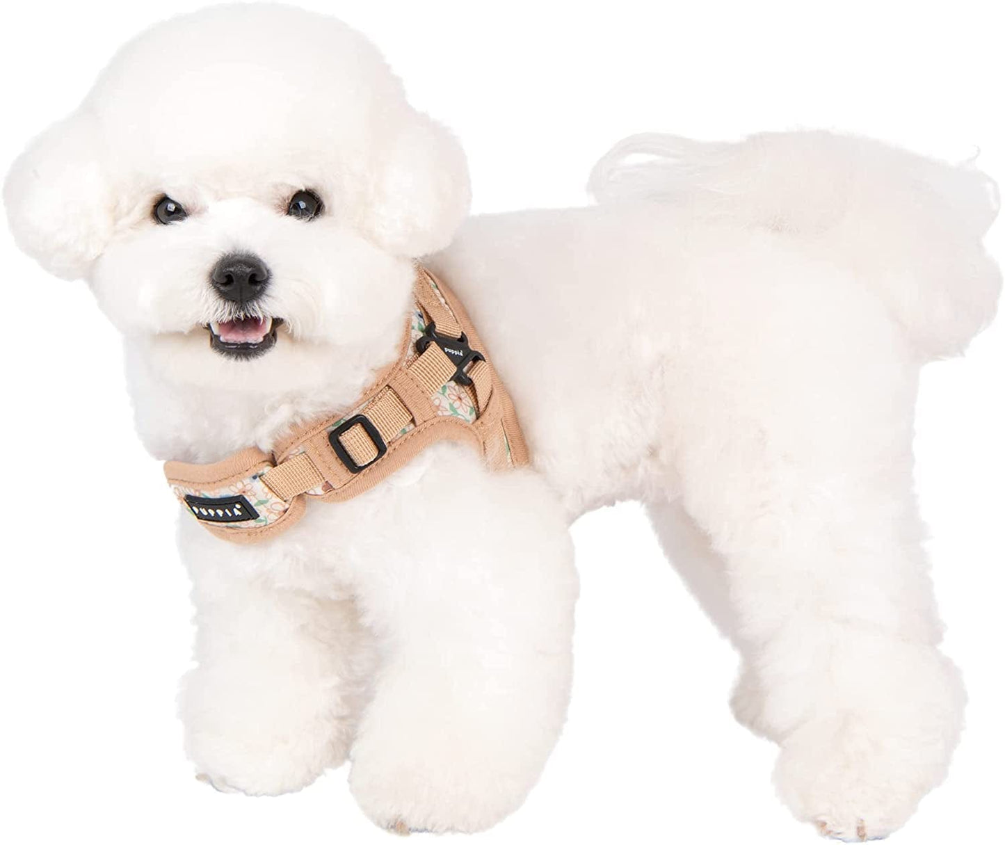 Puppia Lilac Dog Harness X No Choke No Pull Walking Training for Small and Medium Dog - Beige - L Animals & Pet Supplies > Pet Supplies > Dog Supplies > Dog Apparel PUPPIA   