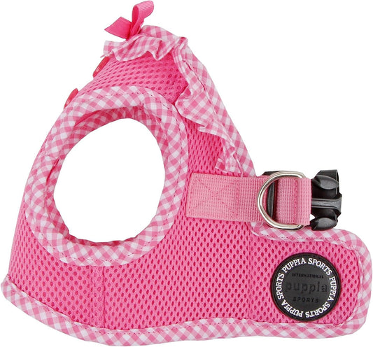 Puppia Vivien Vest Dog Harness Step-In All Season Mesh Cute No Pull No Choke Walking Training for Small Dog, Pink, Small Animals & Pet Supplies > Pet Supplies > Dog Supplies > Dog Apparel Puppia Pink Small 