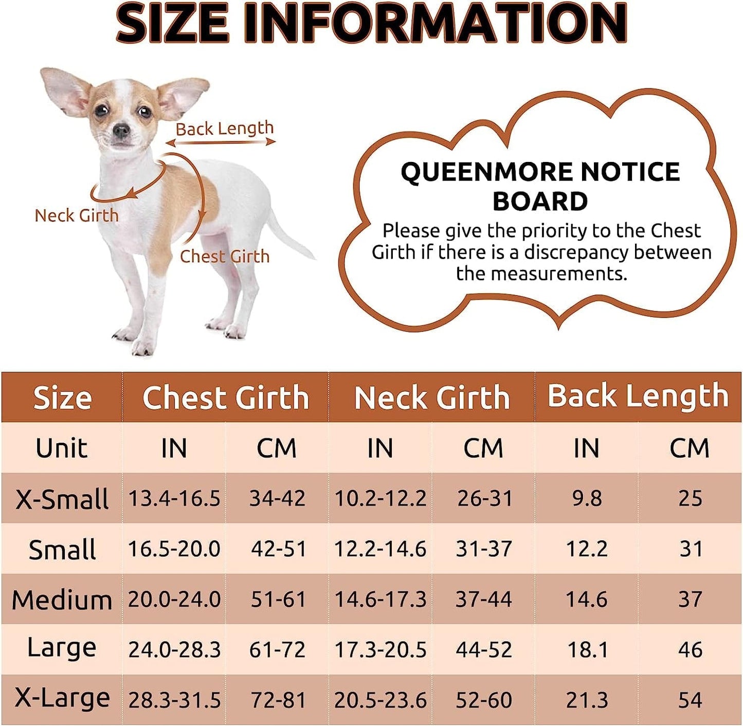 Queenmore Cold Weather Dog Coat, Winter Quilting Dog Jacket Ultra Warm Thick Plush Lining with Storage Pockets (Brown, Medium) Animals & Pet Supplies > Pet Supplies > Dog Supplies > Dog Apparel Queenmore   