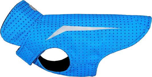 RC Pet Products 67412269 Shasta Jacket Fleece Lined Dog Coat, Cyan Halftone, 12 Animals & Pet Supplies > Pet Supplies > Dog Supplies > Dog Apparel RC Pet Products Limited Cyan Halftone 18 