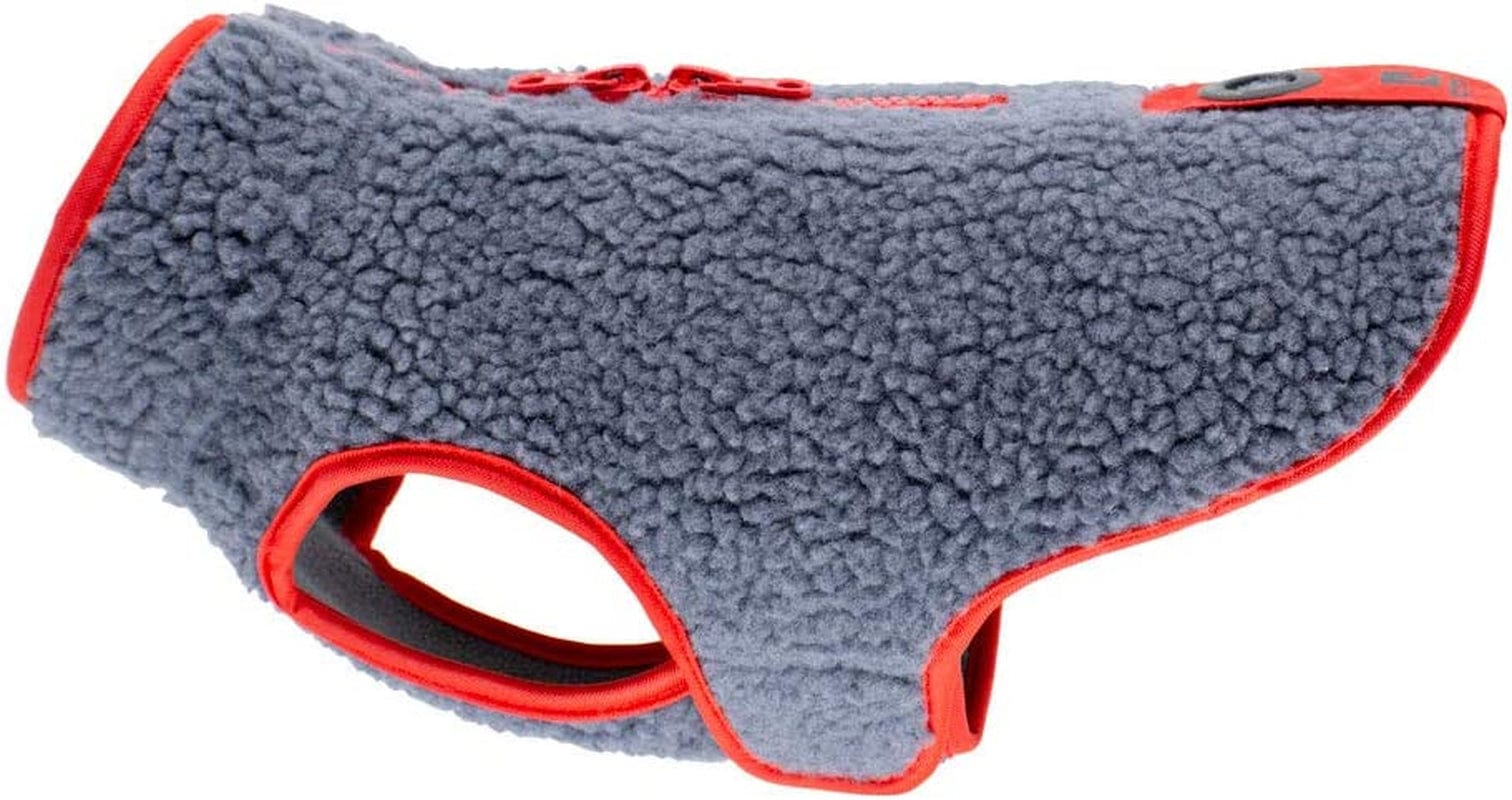 RC Pet Products Tundra Fleece Dog Coat, Cold Weather Dog Jacket, Size 14, Mulberry/Hot Coral Animals & Pet Supplies > Pet Supplies > Dog Supplies > Dog Apparel RC Pets Dark Grey/Goji Berry 18 