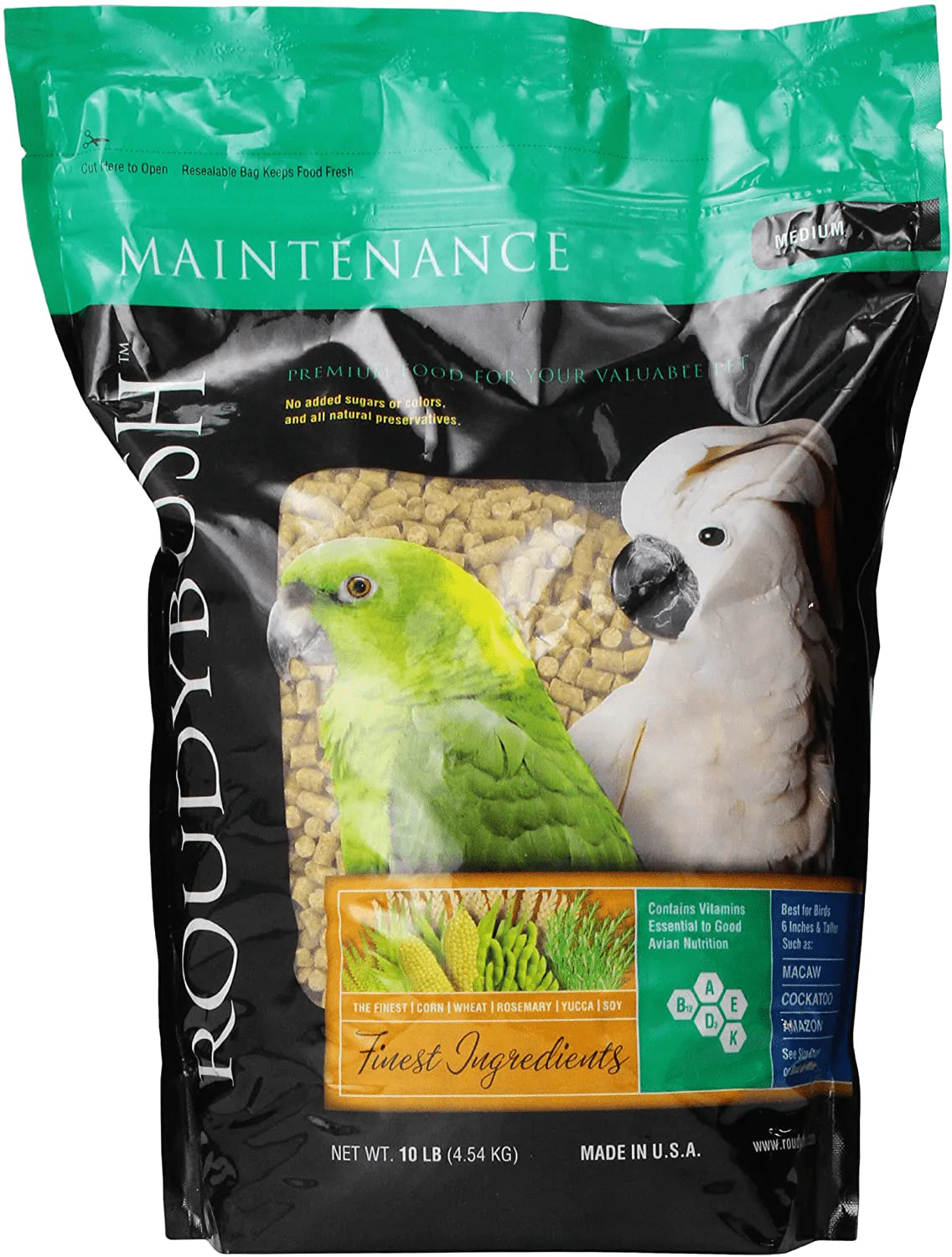 Roudybush 210Mddm Daily Maintenance Bird Food, Medium, 10-Pound Animals & Pet Supplies > Pet Supplies > Bird Supplies > Bird Food RoudyBush   