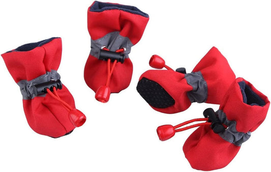 Royal Wise Dog Boots Antiskid Sole Pet Shoes Soft and Breathable for Small to Medium Dogs (L, Sprred) Animals & Pet Supplies > Pet Supplies > Dog Supplies > Dog Apparel Royal Wise   