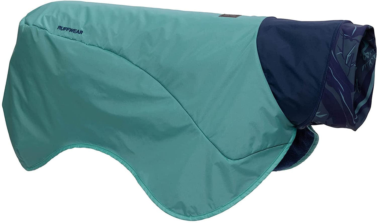 Ruffwear, Dirtbag Dog Towel, Camping and Outdoor Absorbent Coat, Aurora Teal, Medium Animals & Pet Supplies > Pet Supplies > Dog Supplies > Dog Apparel RUFFWEAR Aurora Teal XX-Small 