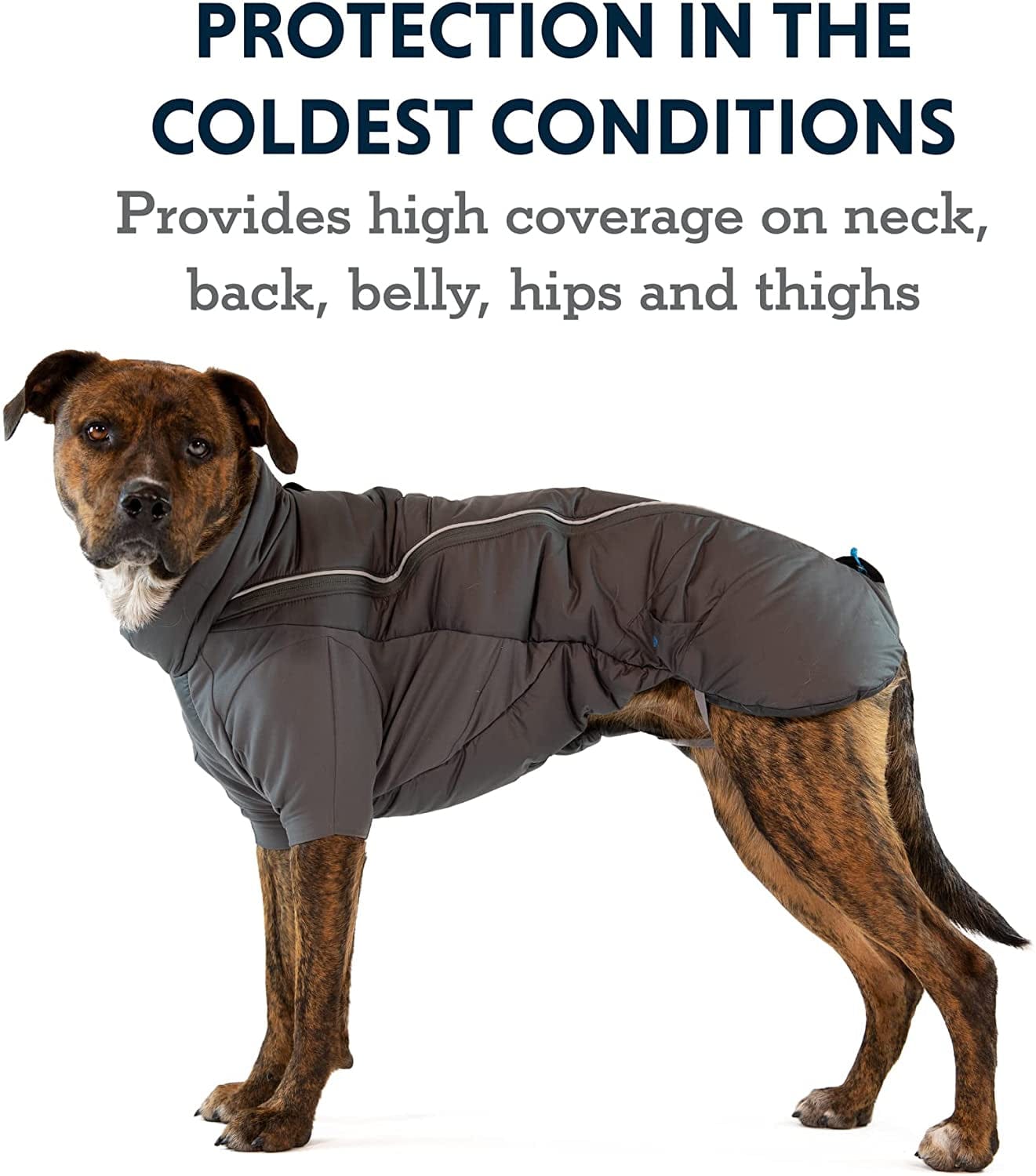 RUFFWEAR, Furness Dog Jacket, Snow, Ice and Extreme Cold Protection, Twilight Gray, Large Animals & Pet Supplies > Pet Supplies > Dog Supplies > Dog Apparel RUFFWEAR   