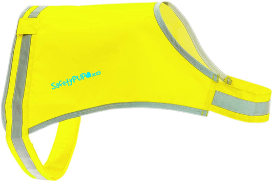 Safetypup XD Lite Dog Vest. Coverage to Mid Back. Reflective Hi Visibility Fluorescent Yellow Fabric Helps to Keep Them in Sight and Safe on and off Leash. Animals & Pet Supplies > Pet Supplies > Dog Supplies > Dog Apparel SafetyPUP XD Yellow Medium 