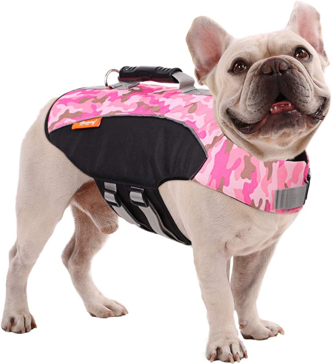 Camo dog life vest sale