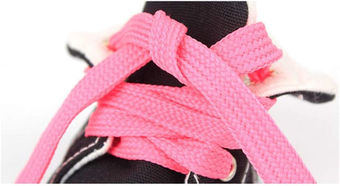 SENERY Pet Canvas Boots Candy Color Puppy Nonslip Causal Dog Shoes Lace up Outdoor Booties Sneaker Paw Protector Animals & Pet Supplies > Pet Supplies > Dog Supplies > Dog Apparel SENERY   