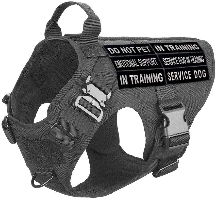 Service Dog Do Not Pet in Training Emotional Support Vest / Harnesses Morale Tactical Patch Embroidered Badge Fastener Hook & Loop Emblem, 1.5 X 4 Inch, 5 Pcs Animals & Pet Supplies > Pet Supplies > Dog Supplies > Dog Apparel TailWag Planet   