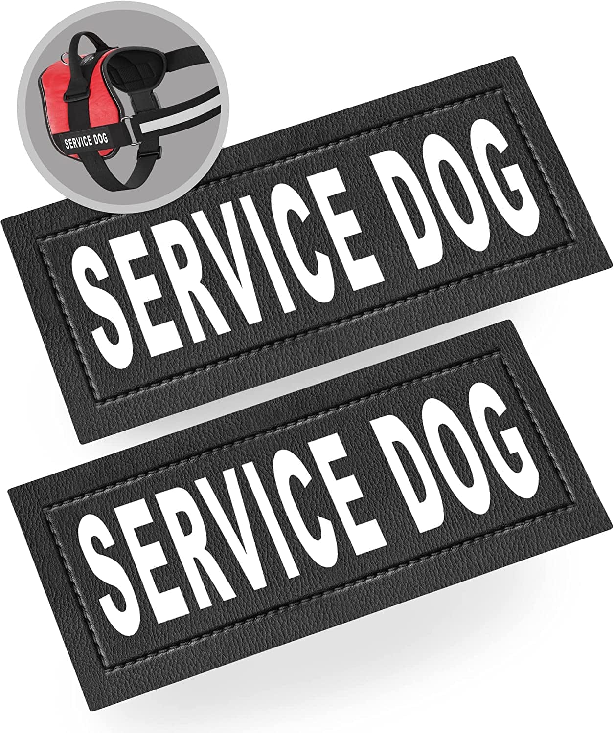 Service Dog in Training Patch with Hook Back and Reflective Lettering for Service Dog in Training Vests (Service Dog in Training, Large - 2" X 6") Animals & Pet Supplies > Pet Supplies > Dog Supplies > Dog Apparel Industrial Puppy SERVICE DOG XS (1 x 2.75") 