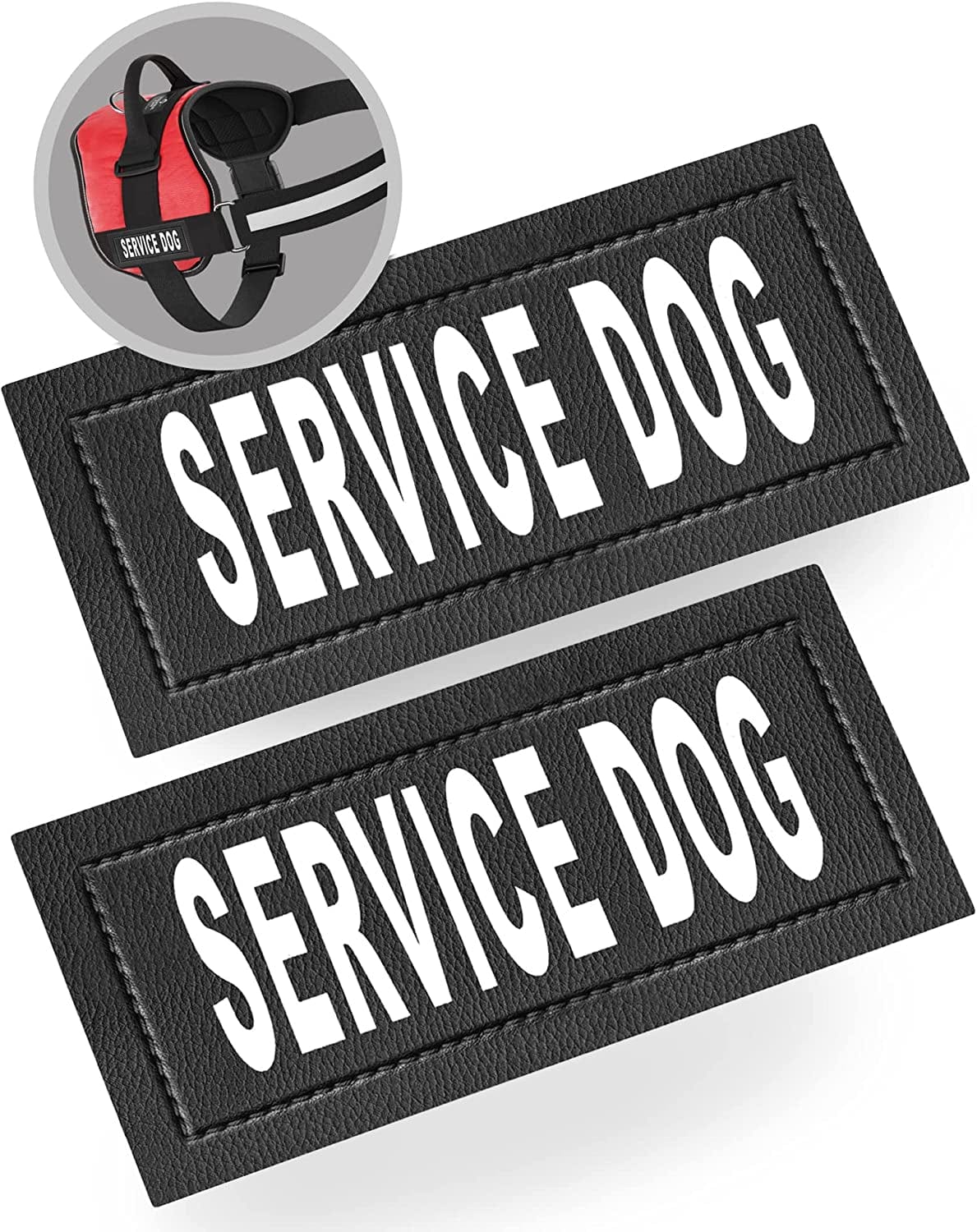 Service Dog in Training Patch with Hook Back and Reflective Lettering for Service Dog in Training Vests (Service Dog in Training, Large - 2" X 6") Animals & Pet Supplies > Pet Supplies > Dog Supplies > Dog Apparel Industrial Puppy SERVICE DOG XXS (1 x 2") 