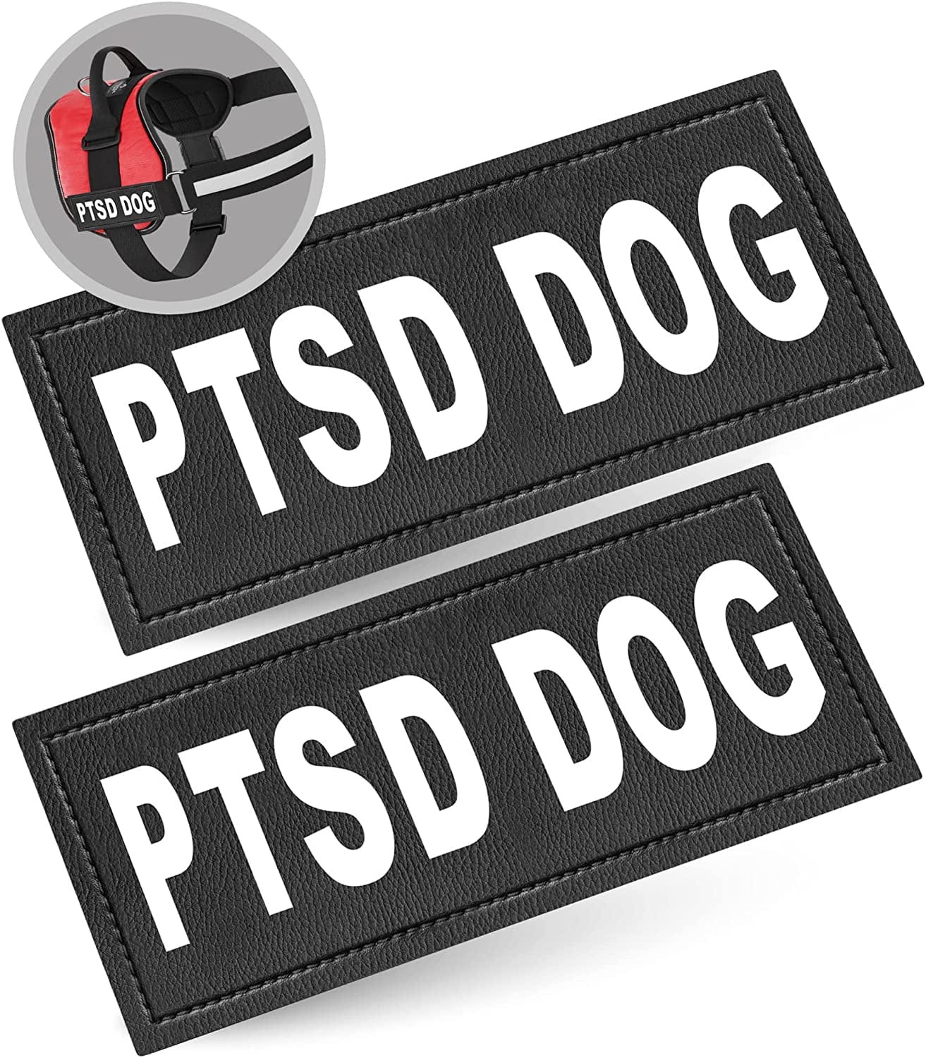 Service Dog in Training Patch with Hook Back and Reflective Lettering for Service Dog in Training Vests (Service Dog in Training, Large - 2" X 6") Animals & Pet Supplies > Pet Supplies > Dog Supplies > Dog Apparel Industrial Puppy PTSD DOG Small (1.5 x 4") 