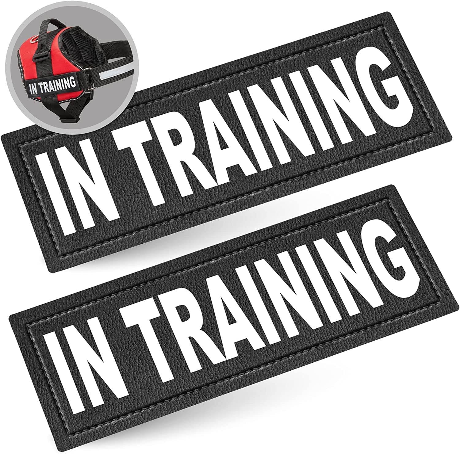 Service Dog in Training Patch with Hook Back and Reflective Lettering for Service Dog in Training Vests (Service Dog in Training, Large - 2" X 6") Animals & Pet Supplies > Pet Supplies > Dog Supplies > Dog Apparel Industrial Puppy IN TRAINING Large, 2 x 6" 