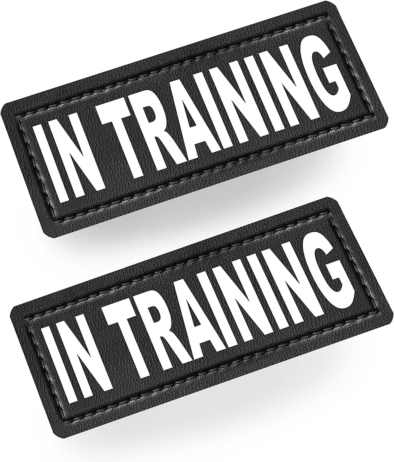 Service Dog in Training Patch with Hook Back and Reflective Lettering for Service Dog in Training Vests (Service Dog in Training, Large - 2" X 6") Animals & Pet Supplies > Pet Supplies > Dog Supplies > Dog Apparel Industrial Puppy IN TRAINING XS (1 x 2.75") 