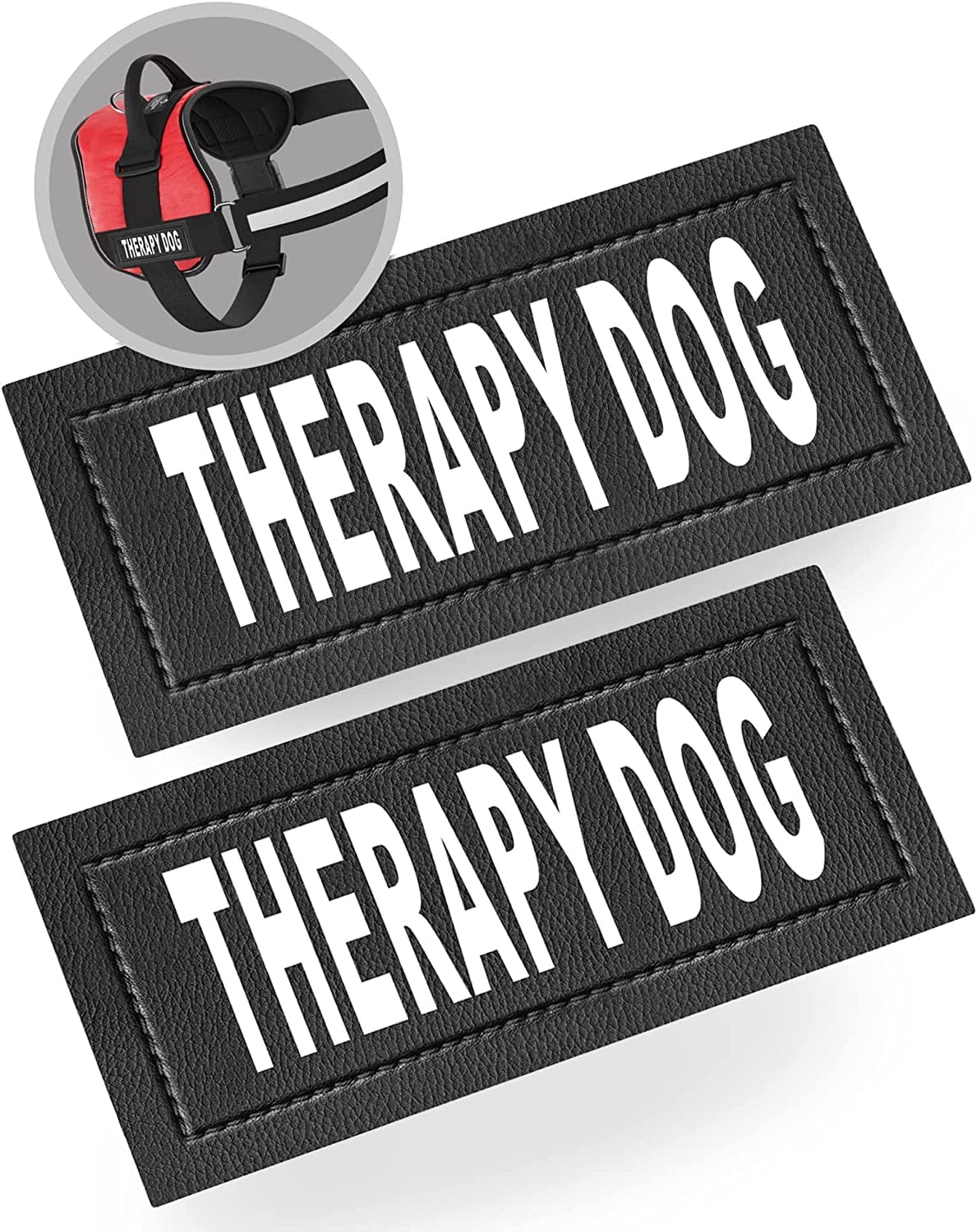 Service Dog in Training Patch with Hook Back and Reflective Lettering for Service Dog in Training Vests (Service Dog in Training, Large - 2" X 6") Animals & Pet Supplies > Pet Supplies > Dog Supplies > Dog Apparel Industrial Puppy THERAPY DOG XXS (1 x 2") 