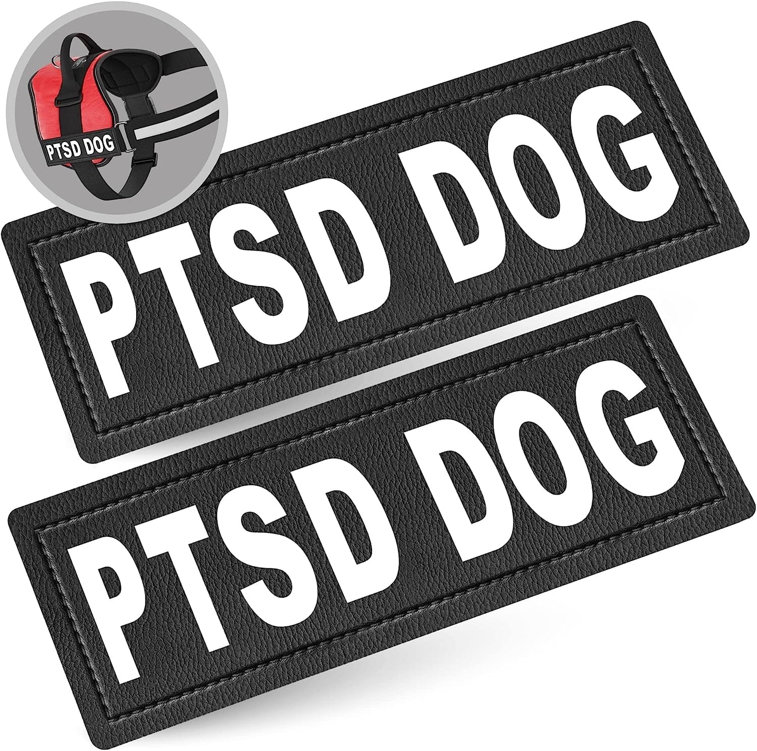 Service Dog in Training Patch with Hook Back and Reflective Lettering for Service Dog in Training Vests (Service Dog in Training, Large - 2" X 6") Animals & Pet Supplies > Pet Supplies > Dog Supplies > Dog Apparel Industrial Puppy PTSD DOG Large, 2 x 6" 