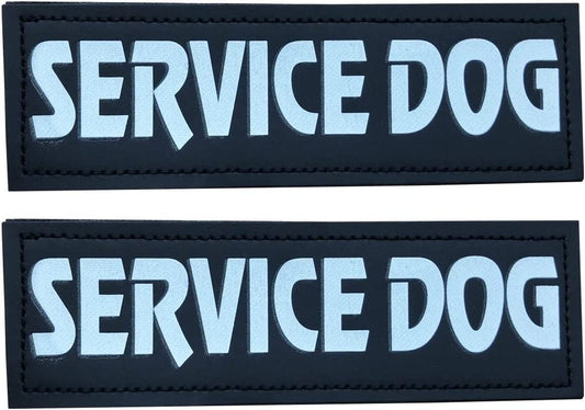 SGODA Service Dog Patch for Pet Vest and Harness, Large, 6”X2” Animals & Pet Supplies > Pet Supplies > Dog Supplies > Dog Apparel SGODA SERVICE DOG  