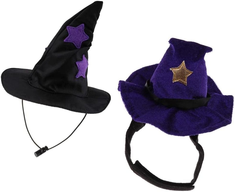 ＫＬＫＣＭＳ Small Dog Hat with Star Costume Pet Supplies, Black Animals & Pet Supplies > Pet Supplies > Dog Supplies > Dog Apparel ＫＬＫＣＭＳ   